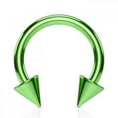 Podkova zelená s hrotmi