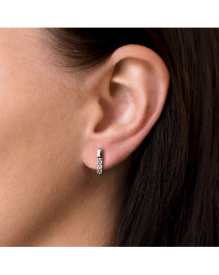 Strieborné náušnice so zirkónmi