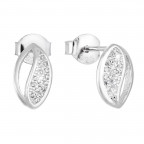 Strieborné náušnice so zirkónmi