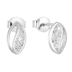 Strieborné náušnice so zirkónmi