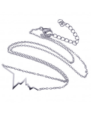 Oceľový náhrdelník HEARTBEAT