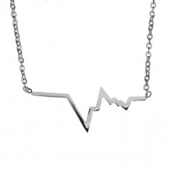 Oceľový náhrdelník HEARTBEAT