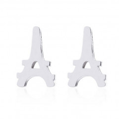 Oceľové náušnice - Eiffelovky