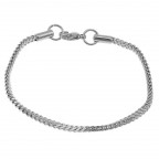 Oceľový náramok štvorcový