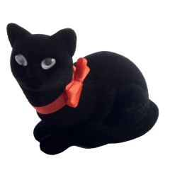 Darčeková krabička semiš - mačka