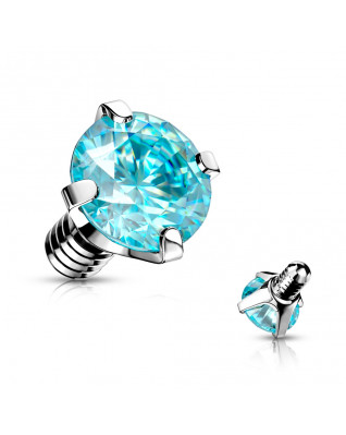 Náhradný kamienok k labrete, priemer 3 mm