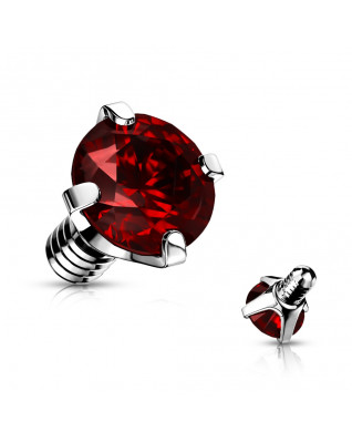 Náhradný kamienok k labrete, priemer 3 mm