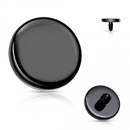 Náhradná čierna placička závit 1,2 mm, priemer 3 mm