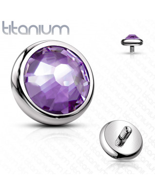 Náhradný kamienok TITAN, závit 1,2 mm, 3mm