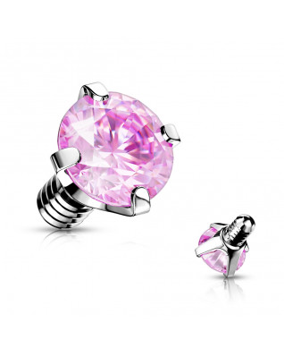 Ozdobný kamienok k mikrodermálu, priemer 4 mm