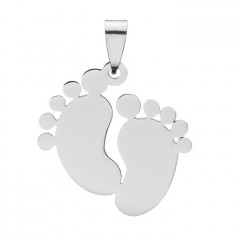 Oceľový prívesok stopy