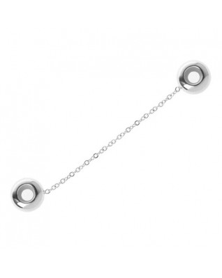 Oceľový stopper s retiazkou /poistka na náramok