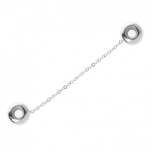 Oceľový stopper s retiazkou /poistka na náramok