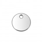 Oceľový prívesok - mini koliesko 8 mm s otvorom