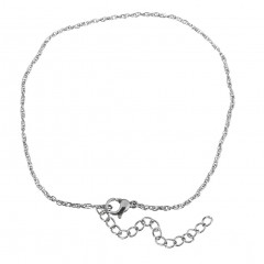 Oceľový náramok na nohu