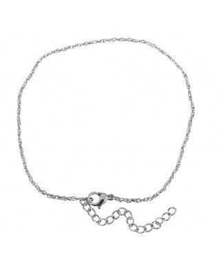 Oceľový náramok na nohu