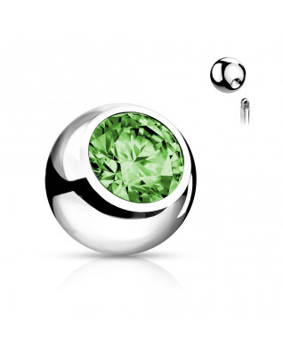 Náhradná gulička s kamienkom 1,2 x 3 mm