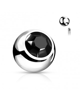 Náhradná gulička s kamienkom 1,2 x 3 mm