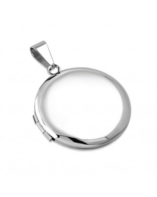 Oceľový prívesok - medailón otvárací kruh