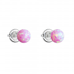 Strieborné skrutkovacie náušnice s opálmi