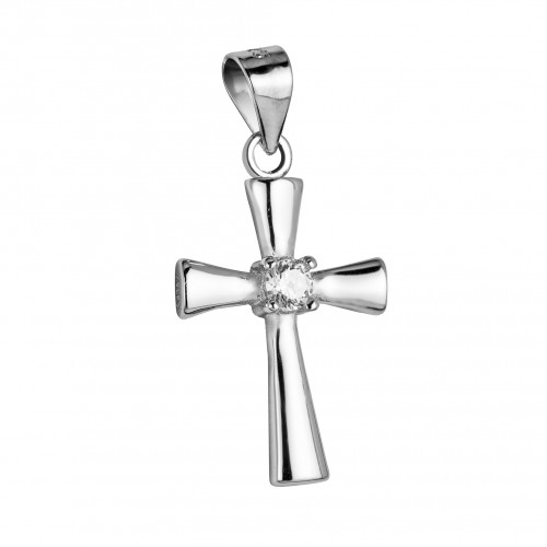 Strieborný prívesok krížik