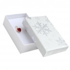 Vianočná darčeková krabička na súpravu - biela