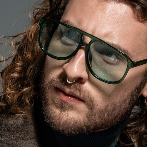 Oceľový piercing do nosa - tragus/helix/septum