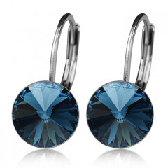 Oceľové náušnice s kryštálmi Swarovski® MONTANA