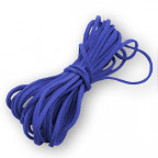 Semišová šnúrka tmavo modrá - 2,5 mm, dĺžka 100 cm