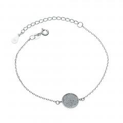 Dámsky strieborný náramok koliesko