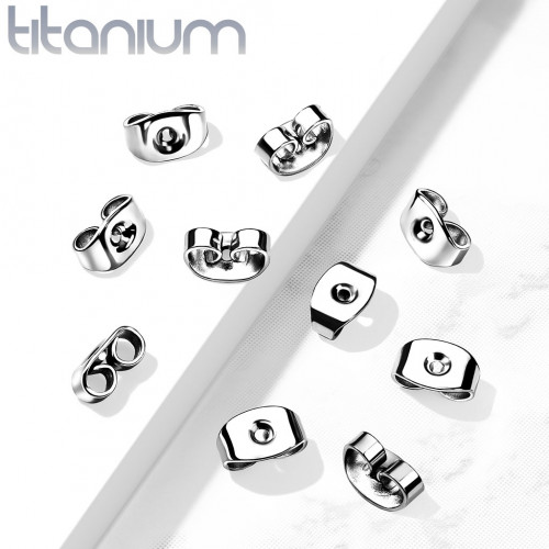Náušnicový puzetový uzáver TITAN - 1 kus