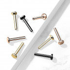 Pozlátená náhradná labreta vnútorný závit 1,6 x 8 mm