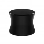 Akrylátový plug do ucha čierny