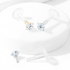 BioFlex piercing do brady, zirkón 2x2 mm