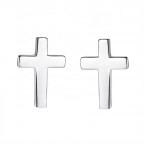 Strieborné náušnice krížiky