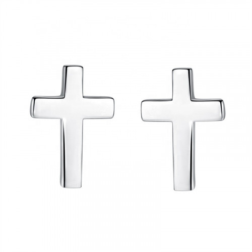 Strieborné náušnice krížiky