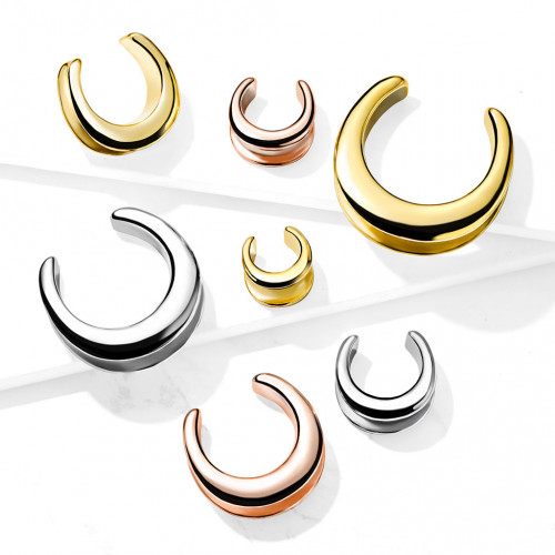 Oceľový tunel do ucha - podkova