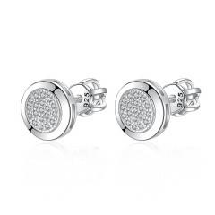 Strieborné skrutkovacie náušnice