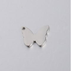 Oceľový prívesok - motýlik