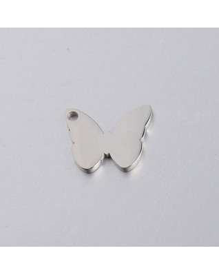 Oceľový prívesok - motýlik