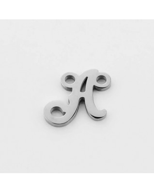 Oceľový prívesok písmeno - iniciála