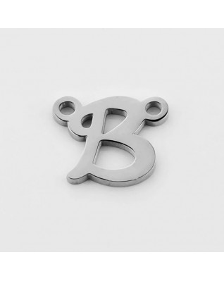 Oceľový prívesok písmeno - iniciála