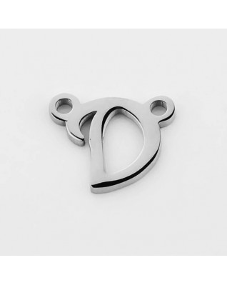 Oceľový prívesok písmeno - iniciála