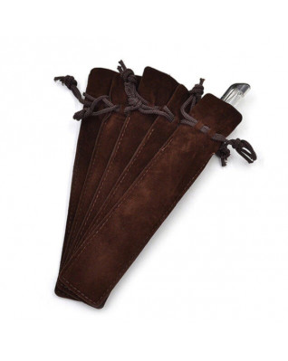 Semišové vrecko na pero