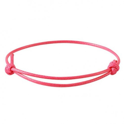 Ružová šnúrka na výrobu náramku
