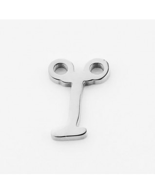 Oceľový prívesok písmeno - iniciála