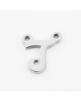 Oceľový prívesok písmeno - iniciála