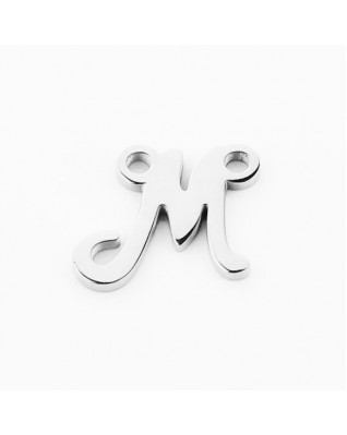 Oceľový prívesok písmeno - iniciála