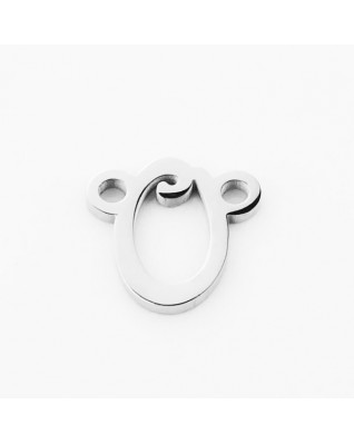 Oceľový prívesok písmeno - iniciála