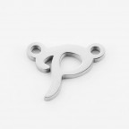 Oceľový prívesok písmeno - iniciála